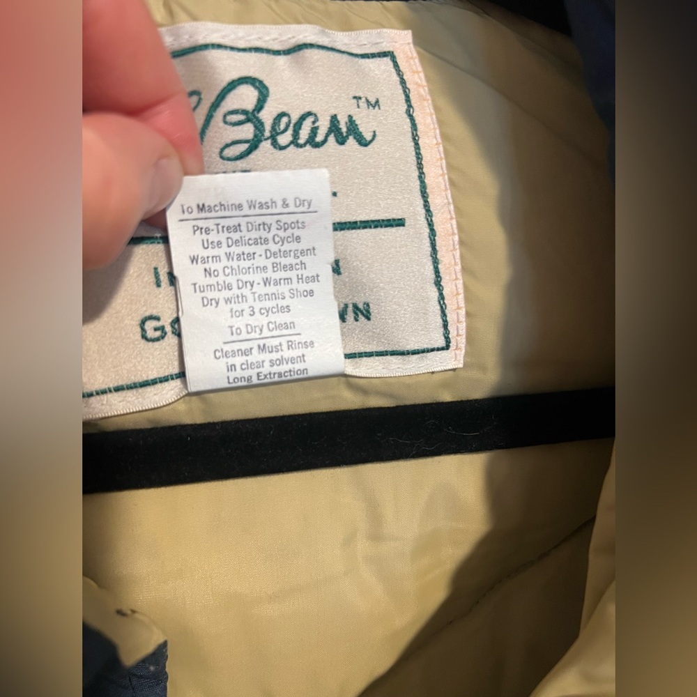 Vintage LLBean Goose Down vest 1960s/1970s, womens’ size M - Picture 9 of 11